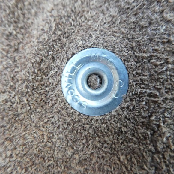 25 Western Vintage Leather Gauchos V Yoke Pockets Snap Fly Satin Lined Wide Leg - Picture 7 of 8